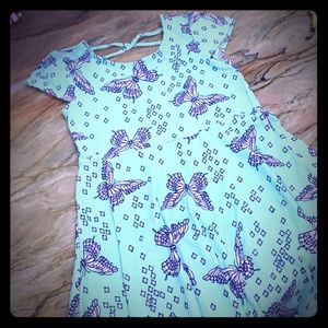 Girls Butterfly Dress Size 6